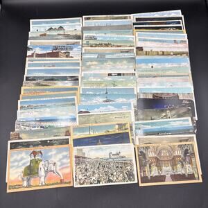 Vintage Postcards of Atlantic City NJ Lot of 65 Cards. Early 1900s